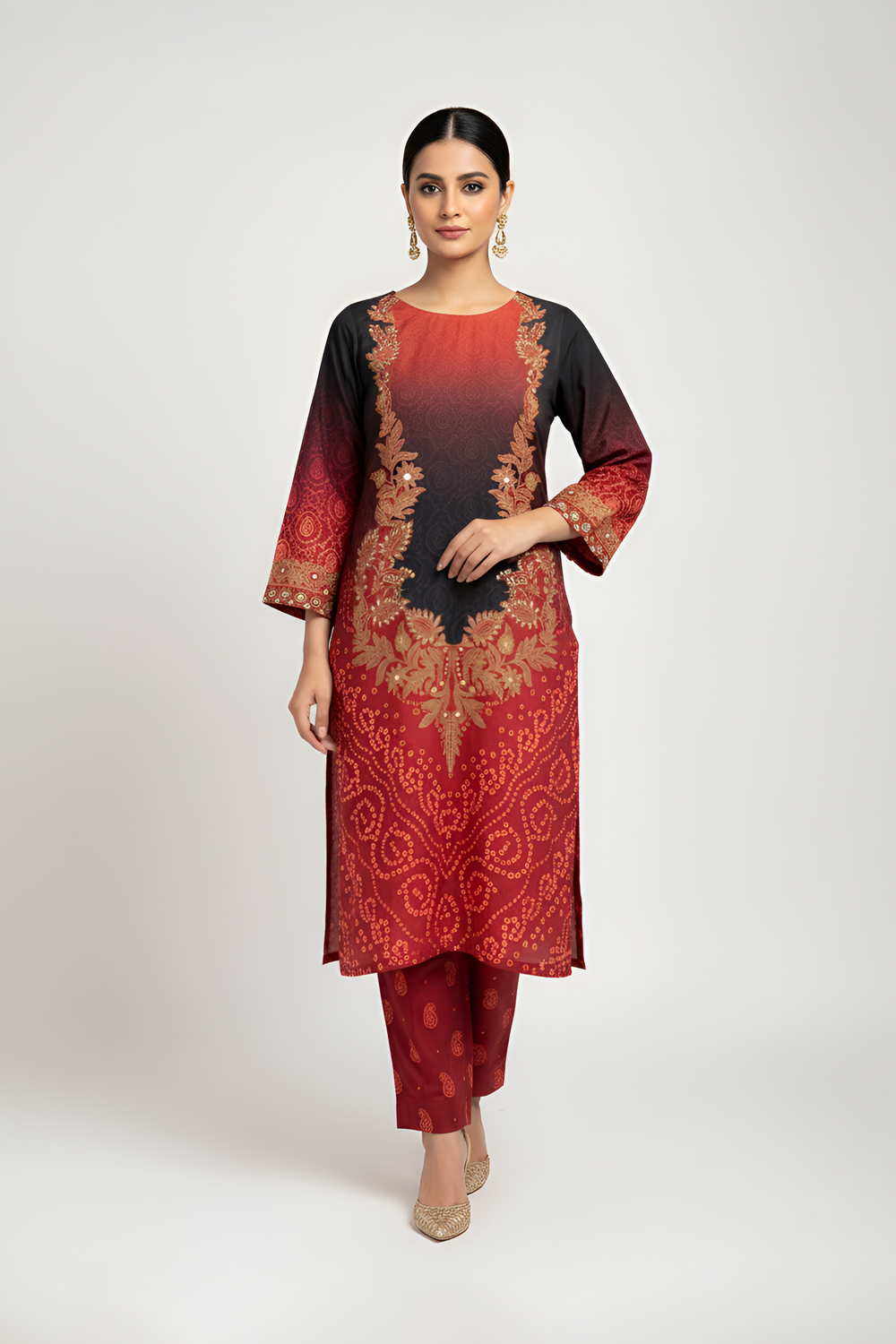 SAHAR - 2 Piece Printed