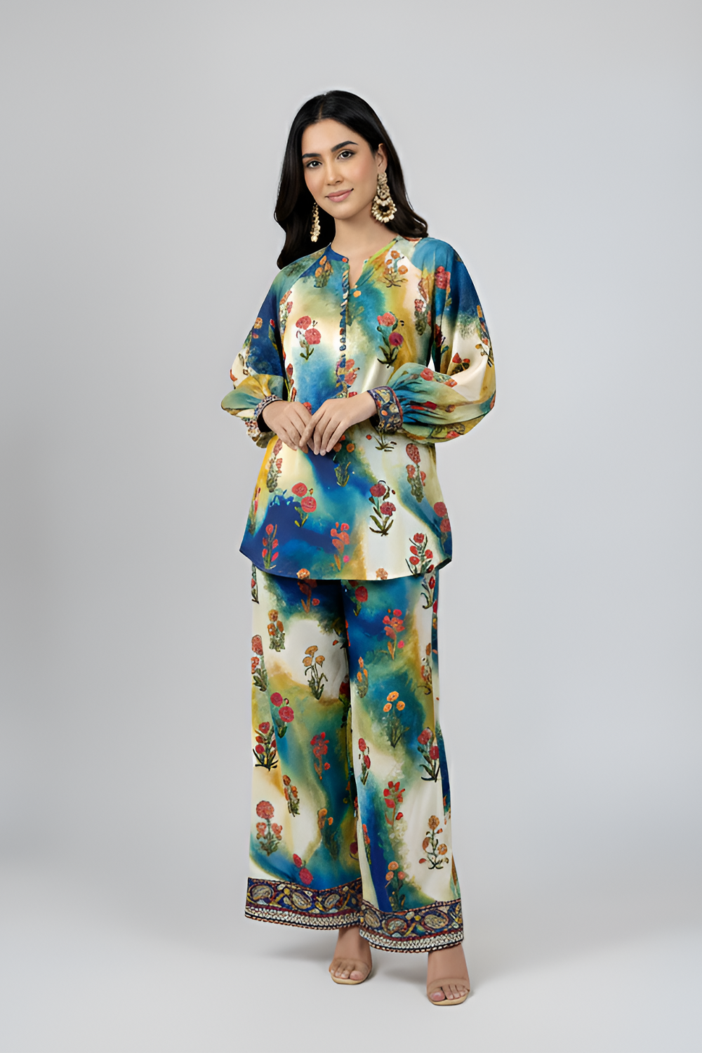 ZARIYA - 2 Piece Printed
