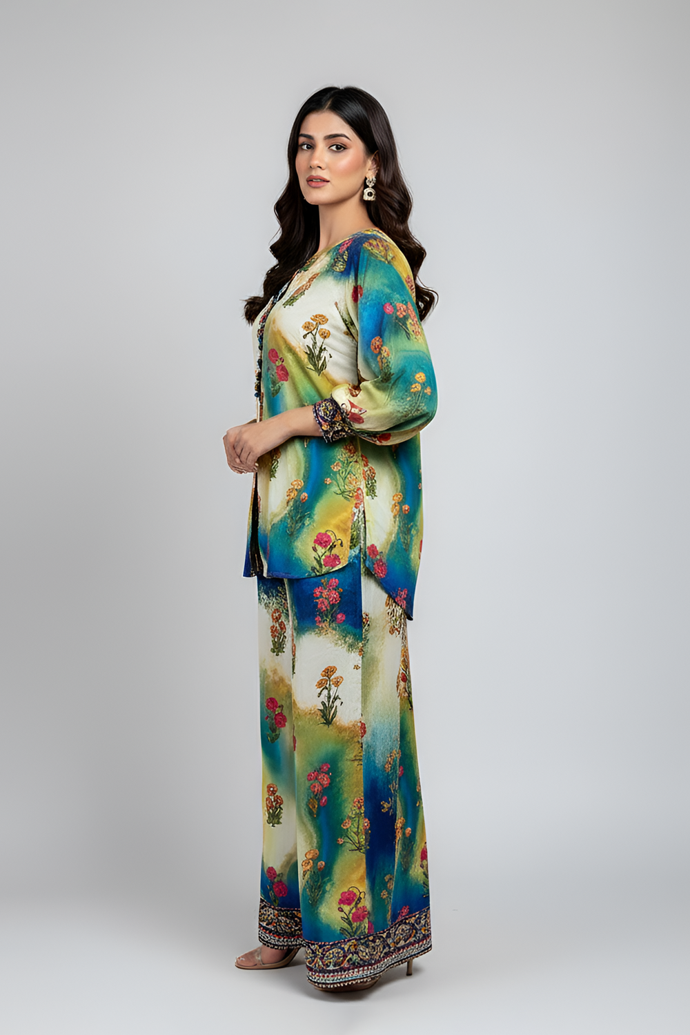 ZARIYA - 2 Piece Printed